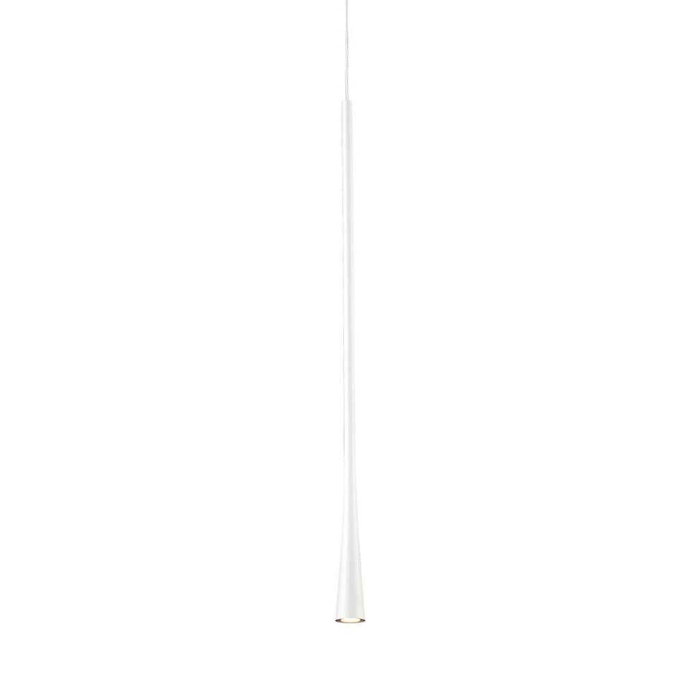Kuzco PD15824-WH Taper 24-in White LED Pendant, UL Listed, White