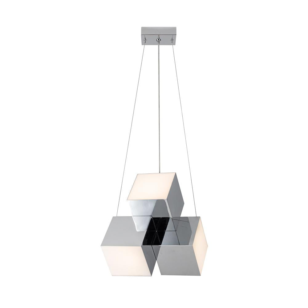 Kuzco Tetra PD20616-CH-UNV Pendant Light Fixture, LED, Chrome