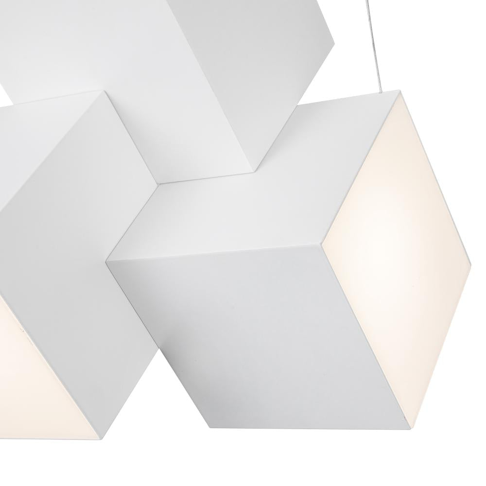 Kuzco Tetra PD20616-WH-UNV Pendant, 33W, White