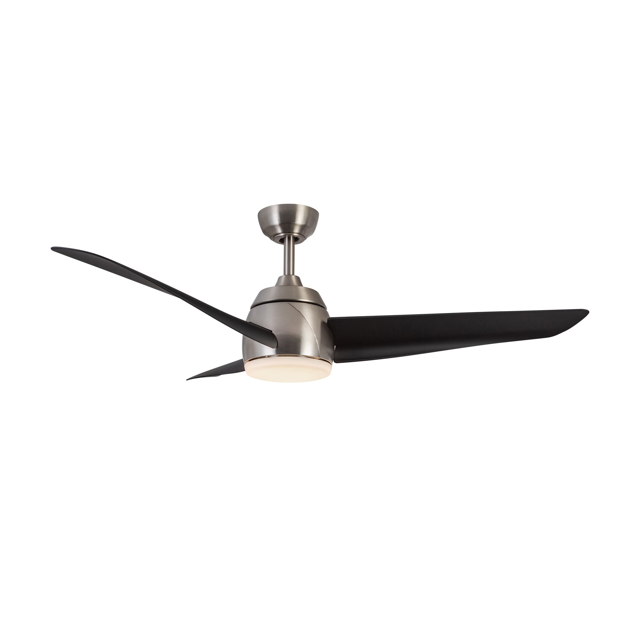 Thalia 54-in Brushed Nickel/Matte Black LED Ceiling Fan