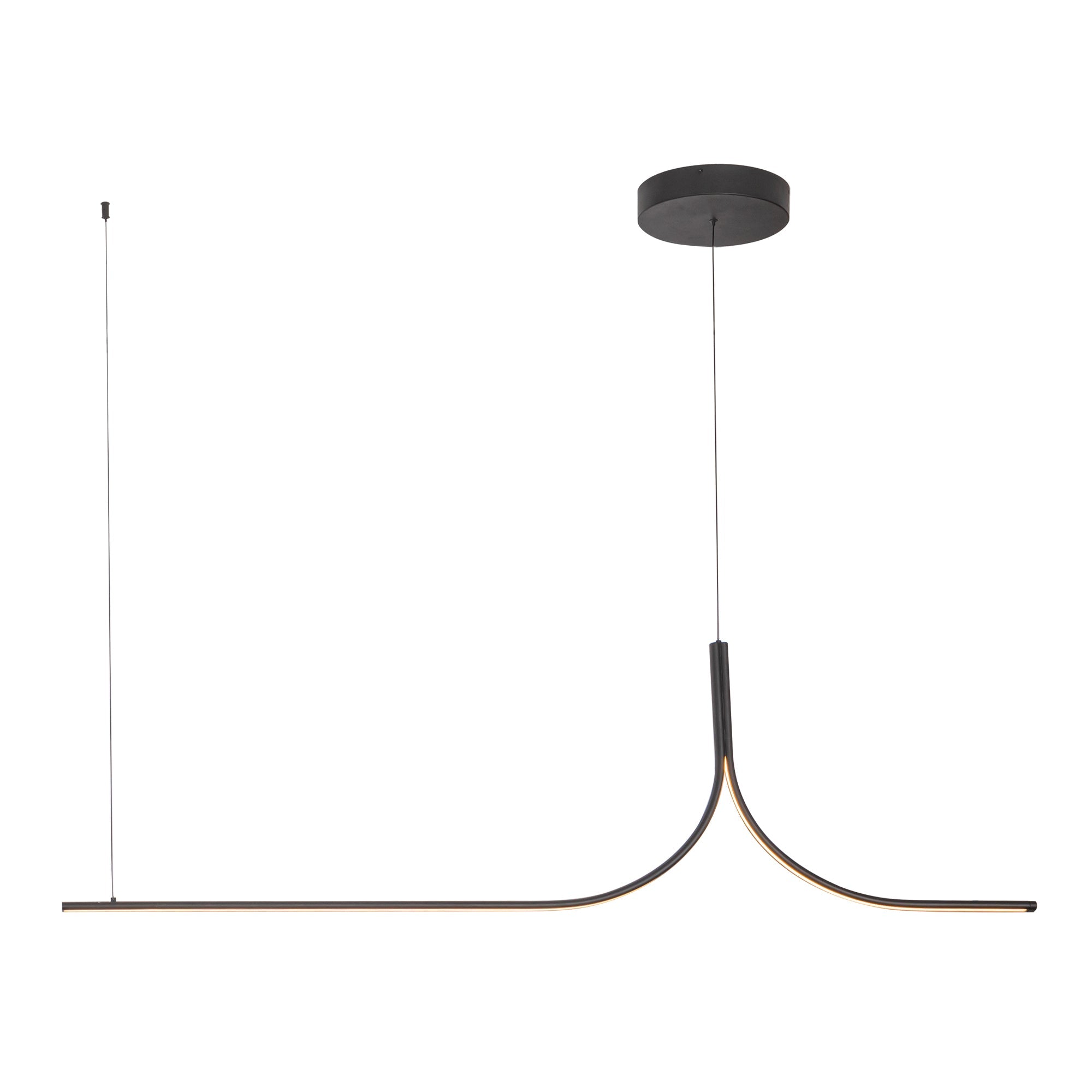 Kuzco Thread LP17905-BK-UNV-010 Linear Pendant, Customizable, Black