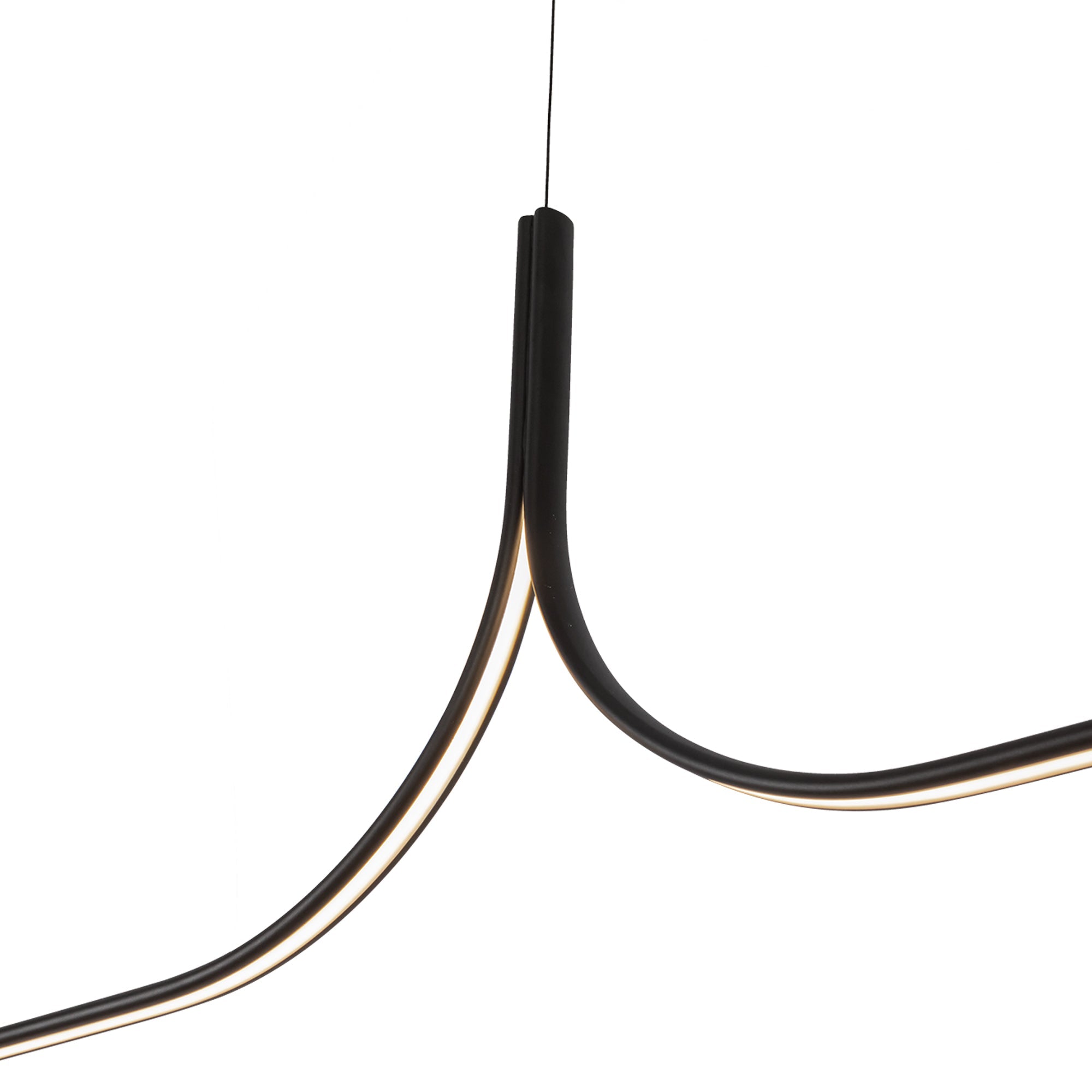 Kuzco Thread LP17915-BK-UNV-010-RT Linear Pendant, Black