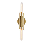 ALORA Lighting WV335811VB Wall Light Fixture, UL Damp Rated, Vintage Brass