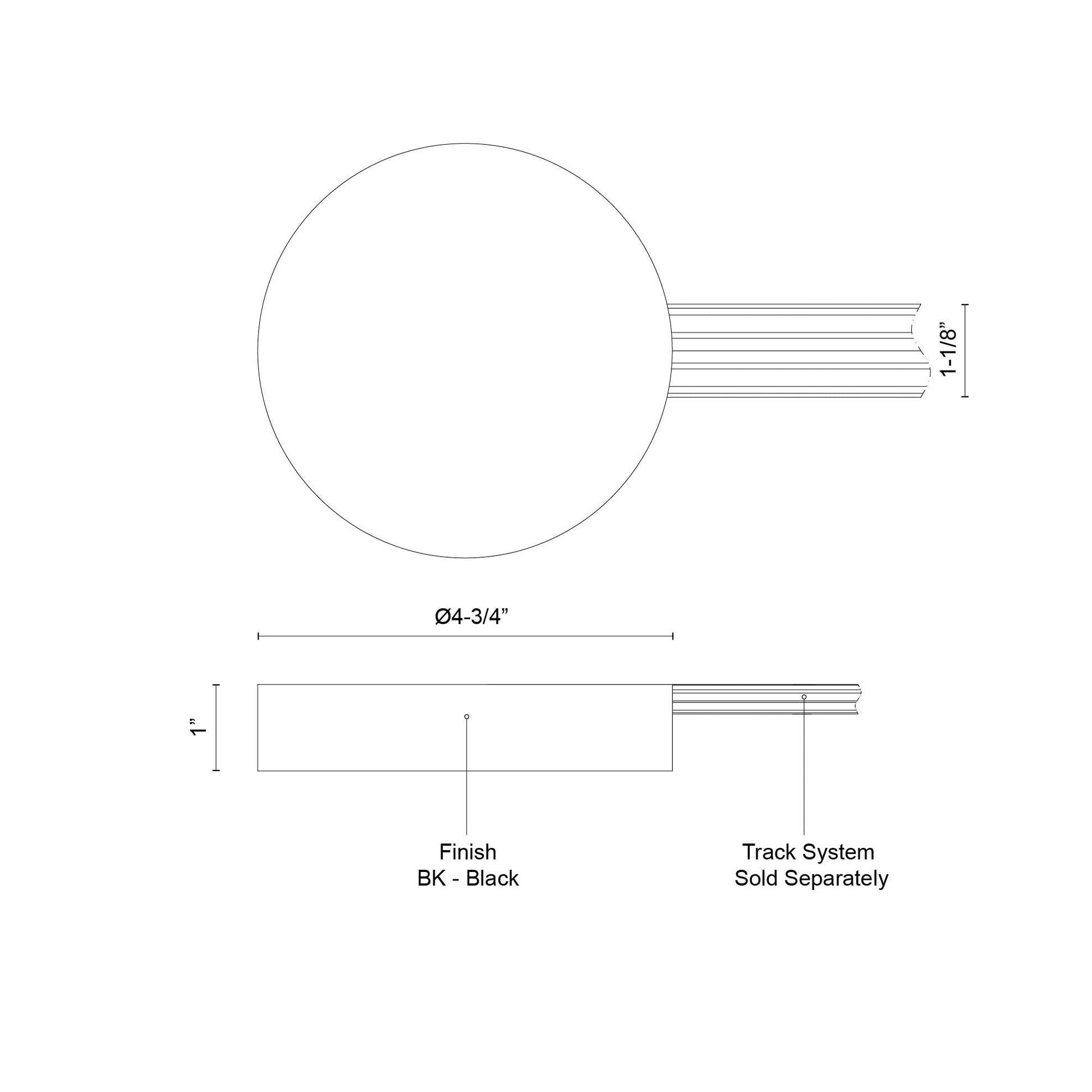 KUZCO Lighting . Trilo Track 4-in White Trilo Track Canopy and Driver CoverTrilo Track Canopy and Driver Cover, White