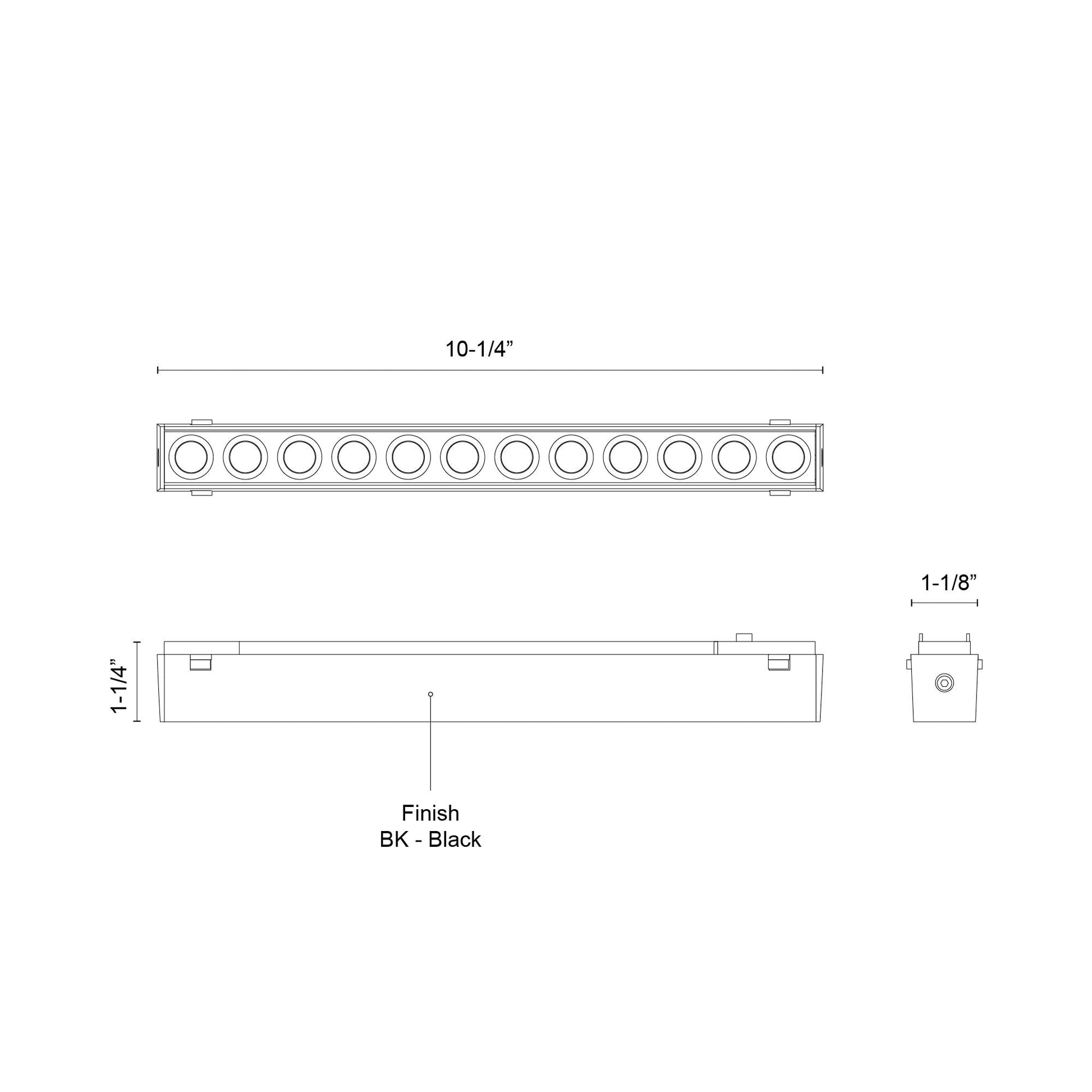 Kuzco Holo Shift TRS69309-WH-4K Directional Light Fixture, 12W, White