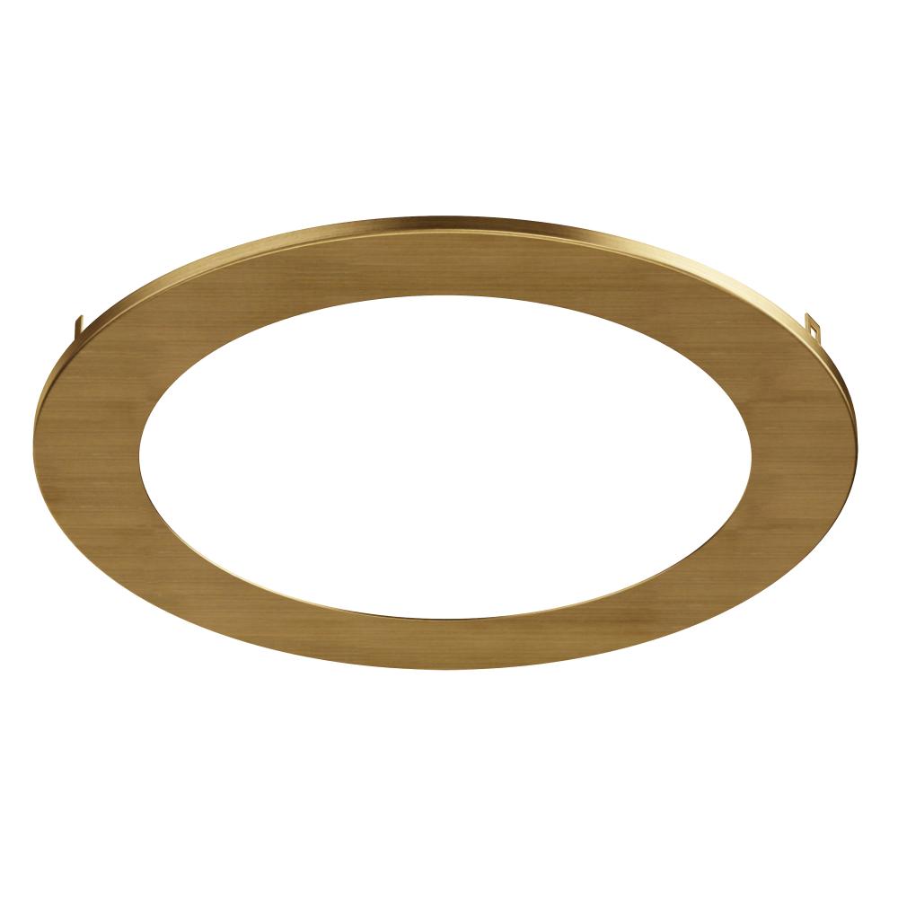 Maxim Lighting TRM67706NAB Slim 7 Inch Flush Mount Light – Natural Aged Brass