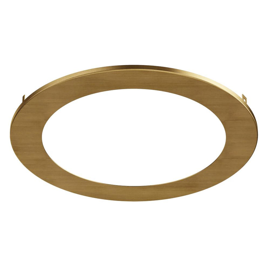 Maxim Lighting TRM67706NAB Slim 7 Inch Flush Mount Light – Natural Aged Brass