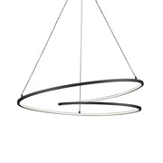 Kuzco Twist PD11132-BK Pendant, LED, Up and Down Light, Black