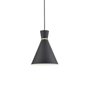 Kuzco 493210-BK/GD Pendant Light Fixture, UL Listed, Black With Gold Detail