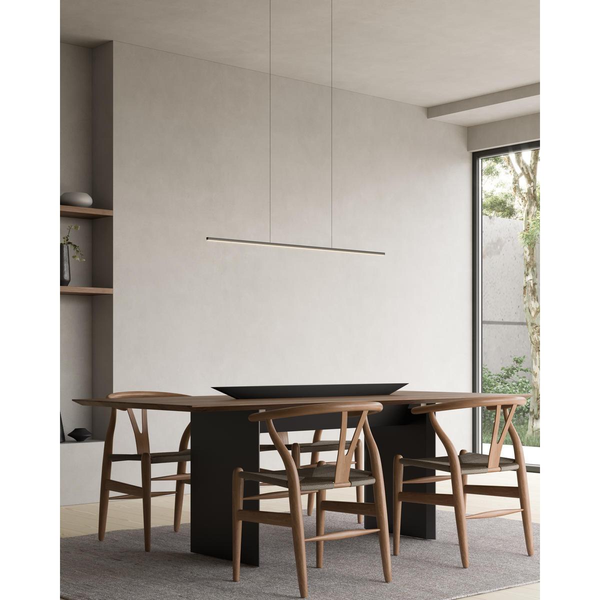 Kuzco Vega Minor LP18248-BK Linear Pendant, LED, Black