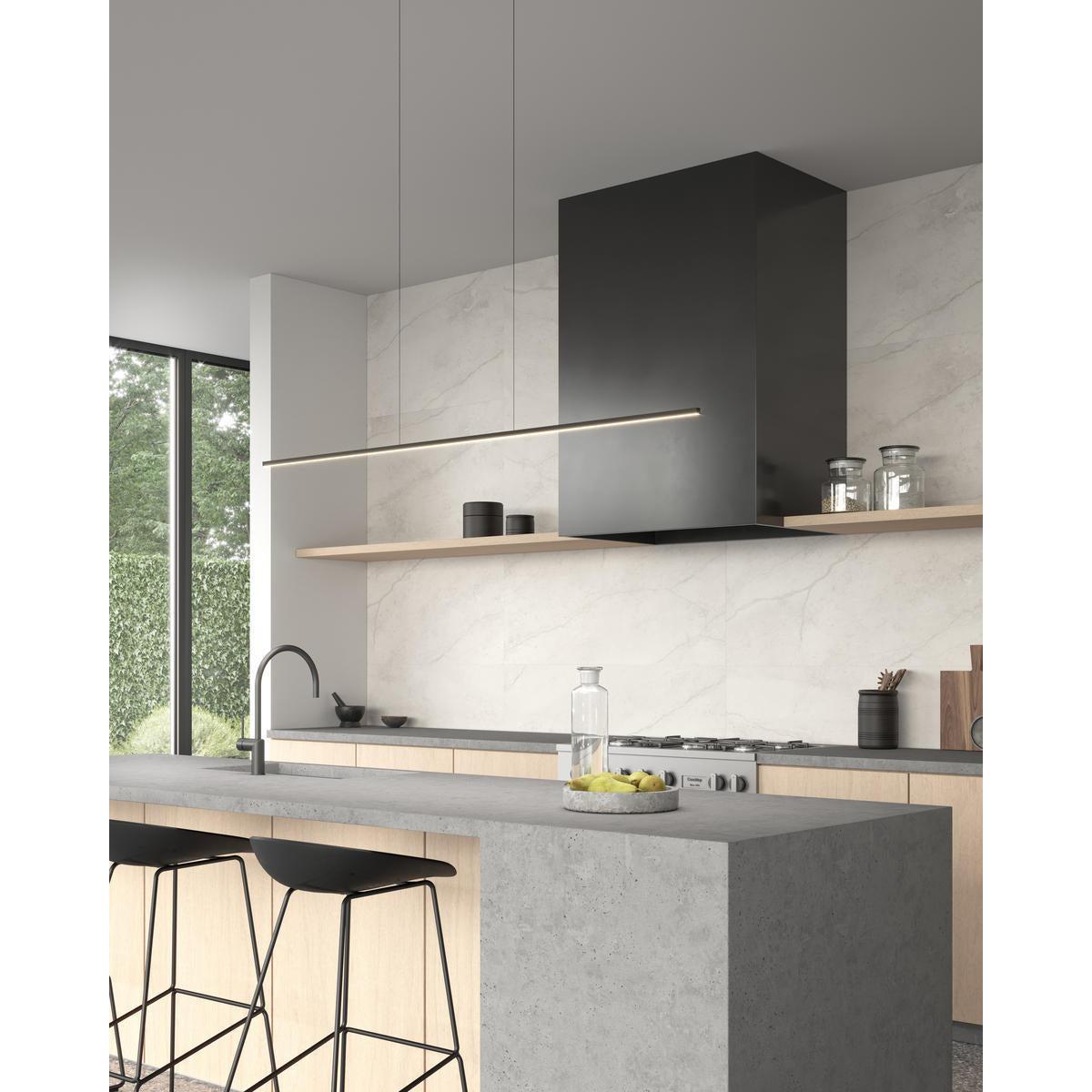 Kuzco Vega Minor LP18260-BK LED Linear Pendant, UL Damp Rated, Black