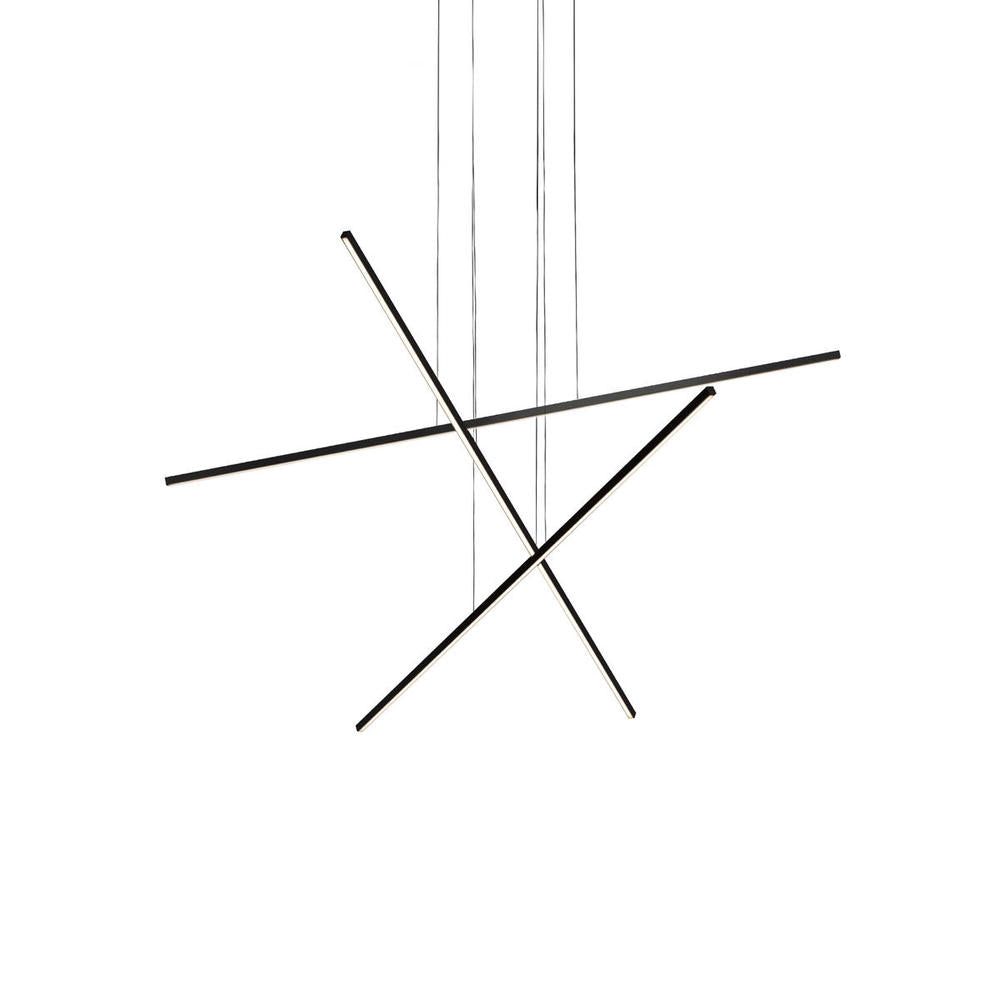 Kuzco Vega Minor MP18203-BK Multi Pendant, 69W Watt, Black
