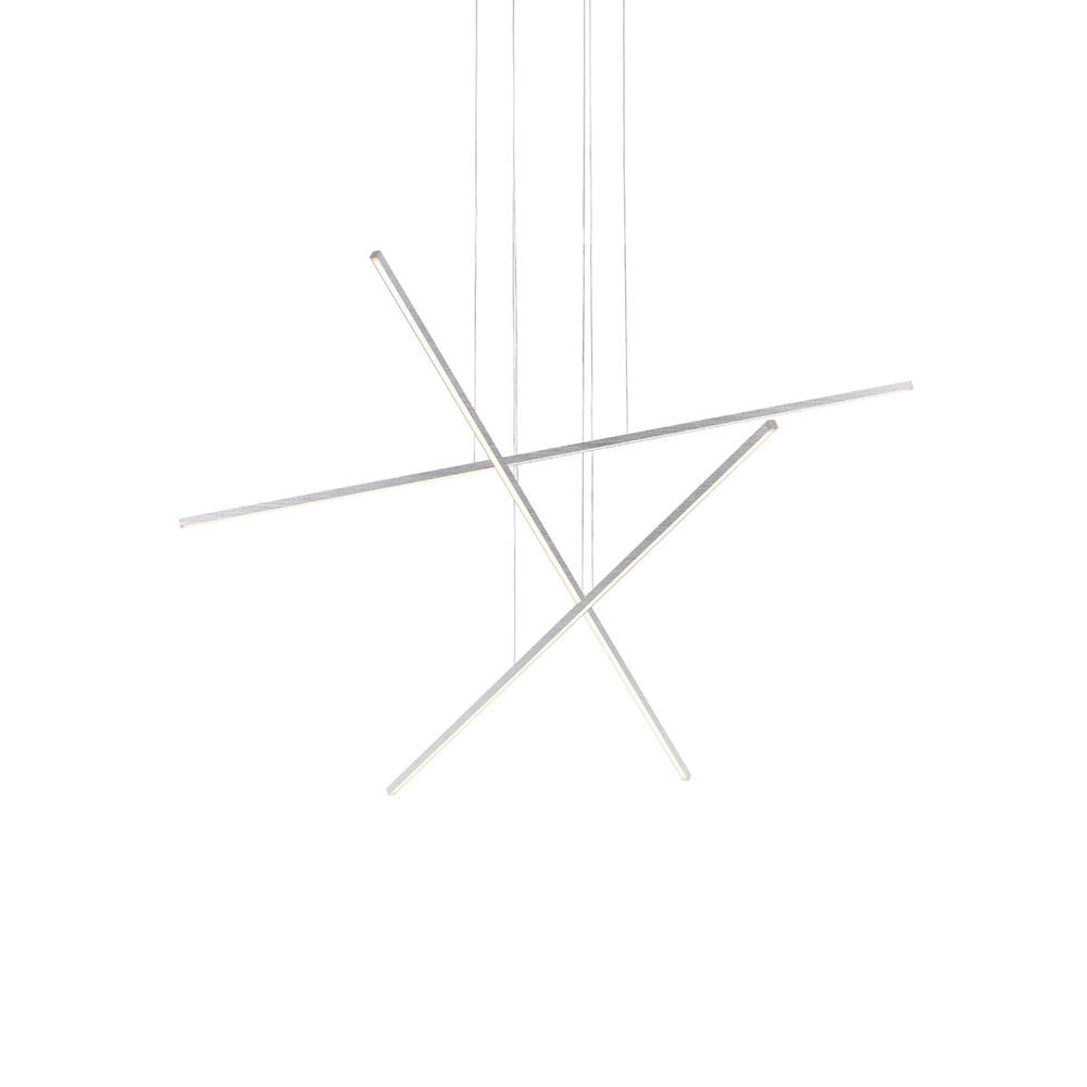 Kuzco Vega Minor MP18203-BN LED Multi Pendant, UL Damp Rated, Brushed Nickel