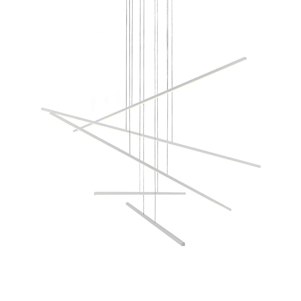 Kuzco Vega Minor MP18205-BN Multi Pendant, UL Damp Rated, Brushed Nickel
