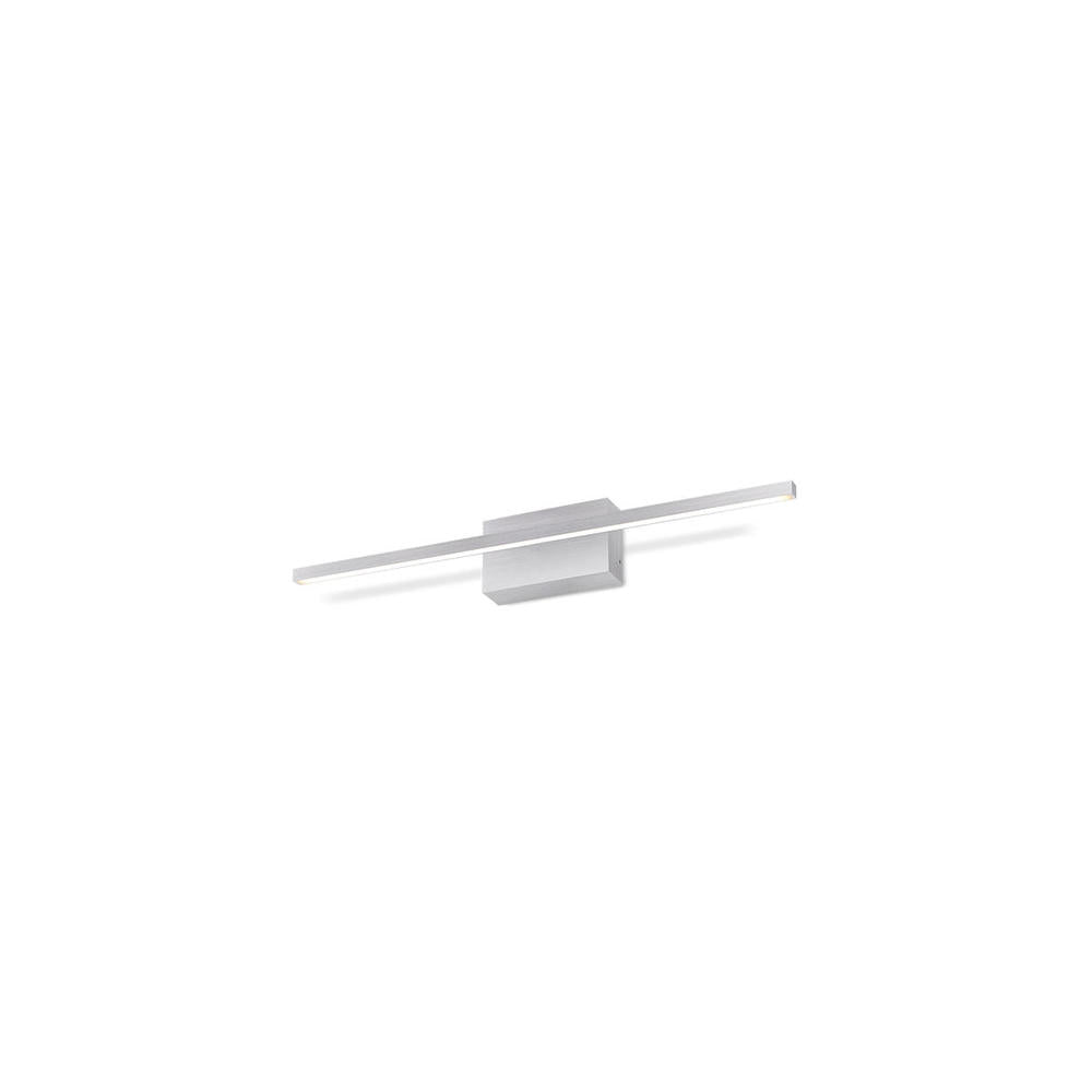 Kuzco Vega Minor 24-in Vanity Light Fixture, UL Damp Rated, Brushed Nickel