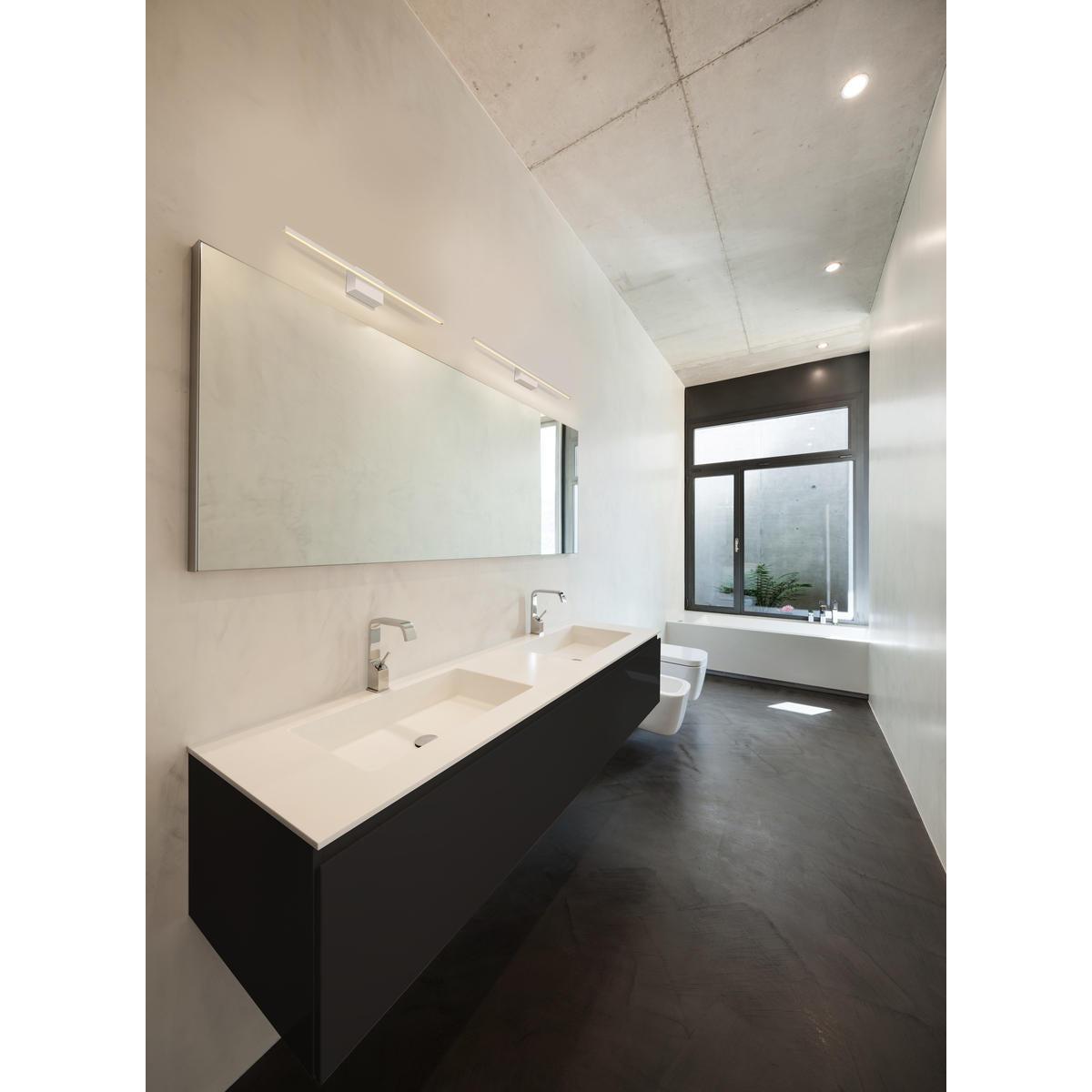 Kuzco Vega Minor VL18236-WH Vanity Light Fixture, UL Damp Rated, White
