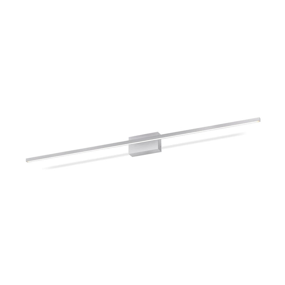 Kuzco Vega Minor 48-in LED Vanity Light Fixture, UL Damp Rated, Brushed Nickel
