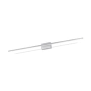 Kuzco Vega Minor 48-in LED Vanity Light Fixture, UL Damp Rated, Brushed Nickel