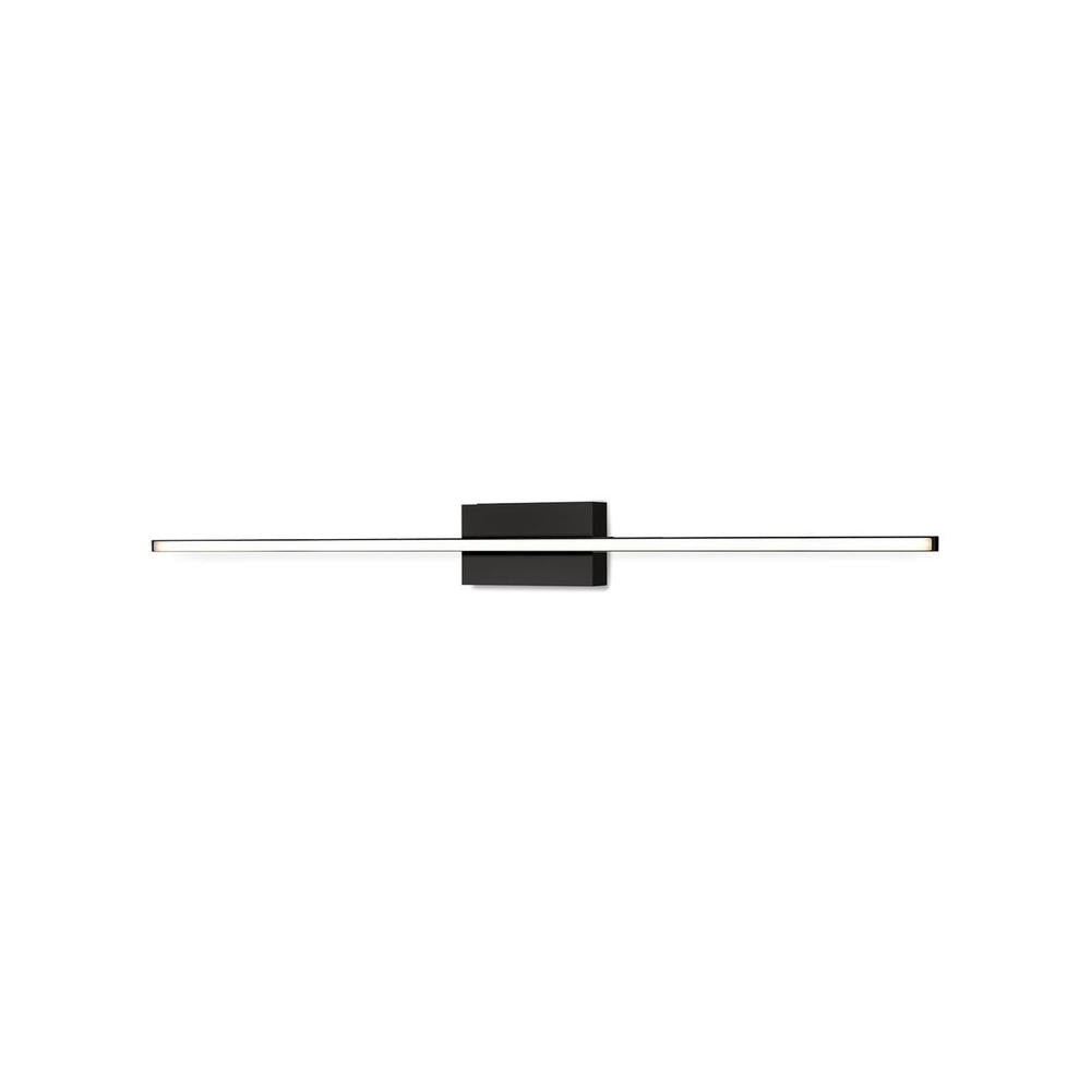 Kuzco Vega Minor 36-in Black LED Wall Sconce, Wall Sconces, Black