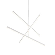 Kuzco Lighting CH10345-WH Vega 45-in White LED Chandelier, UL Damp Rated, White