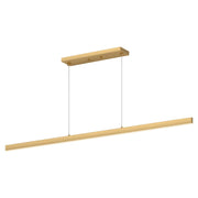 Kuzco Vega LP10356-BG-2700K Linear Pendant, 38W Watt, Brushed Gold