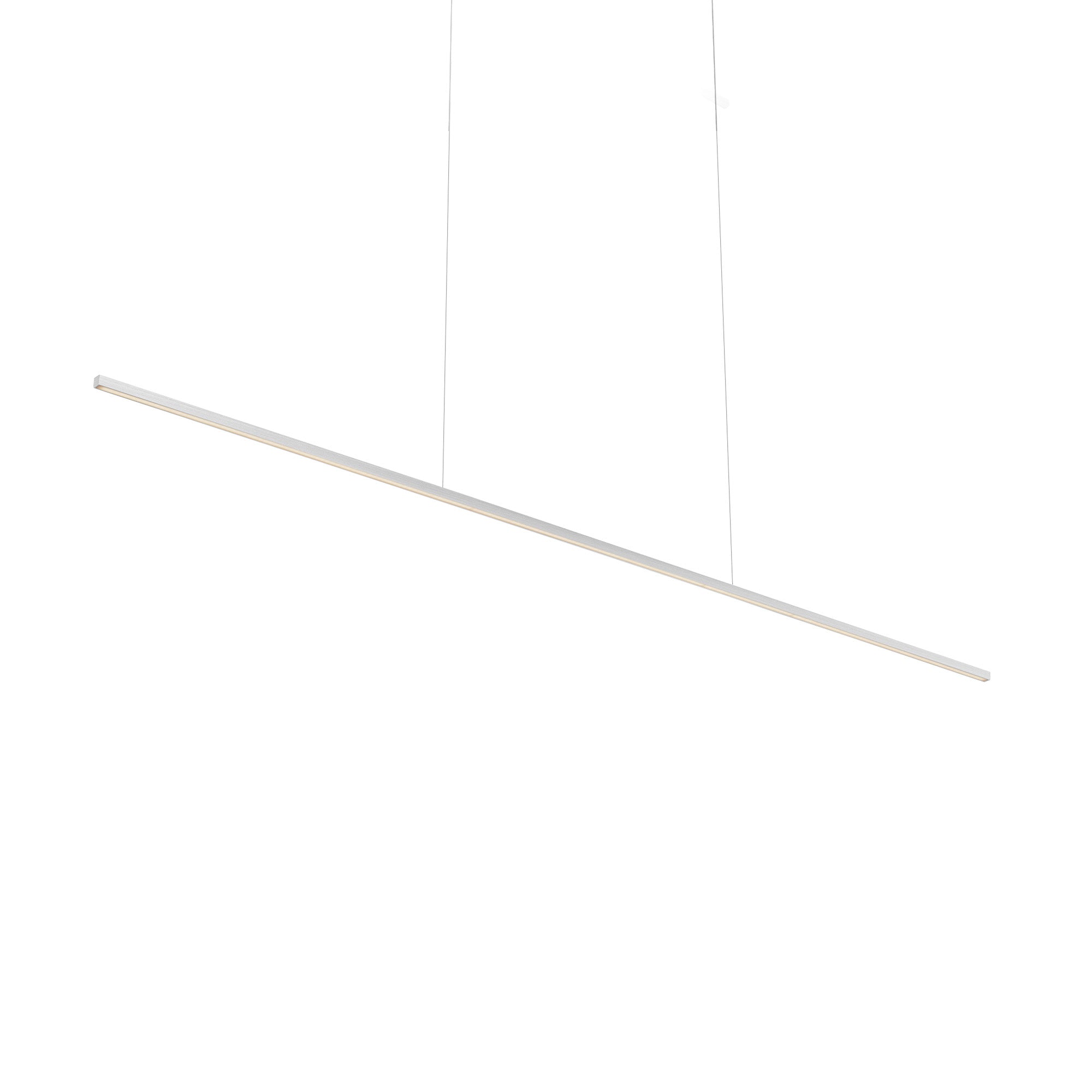 Vega Minor 60-in Brushed Nickel LED Linear Pendant