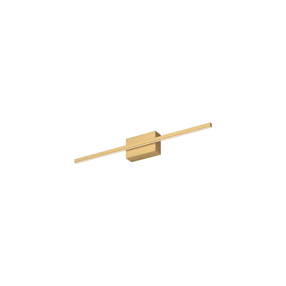 Kuzco Vega Minor VL18224-BG Vanity Light Fixture, UL Damp Rated, Brushed Gold