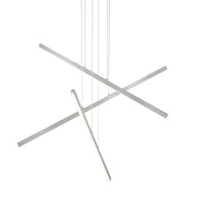 Kuzco Vega MP10303-BN LED Multi Pendant, UL Damp Rated, Brushed Nickel