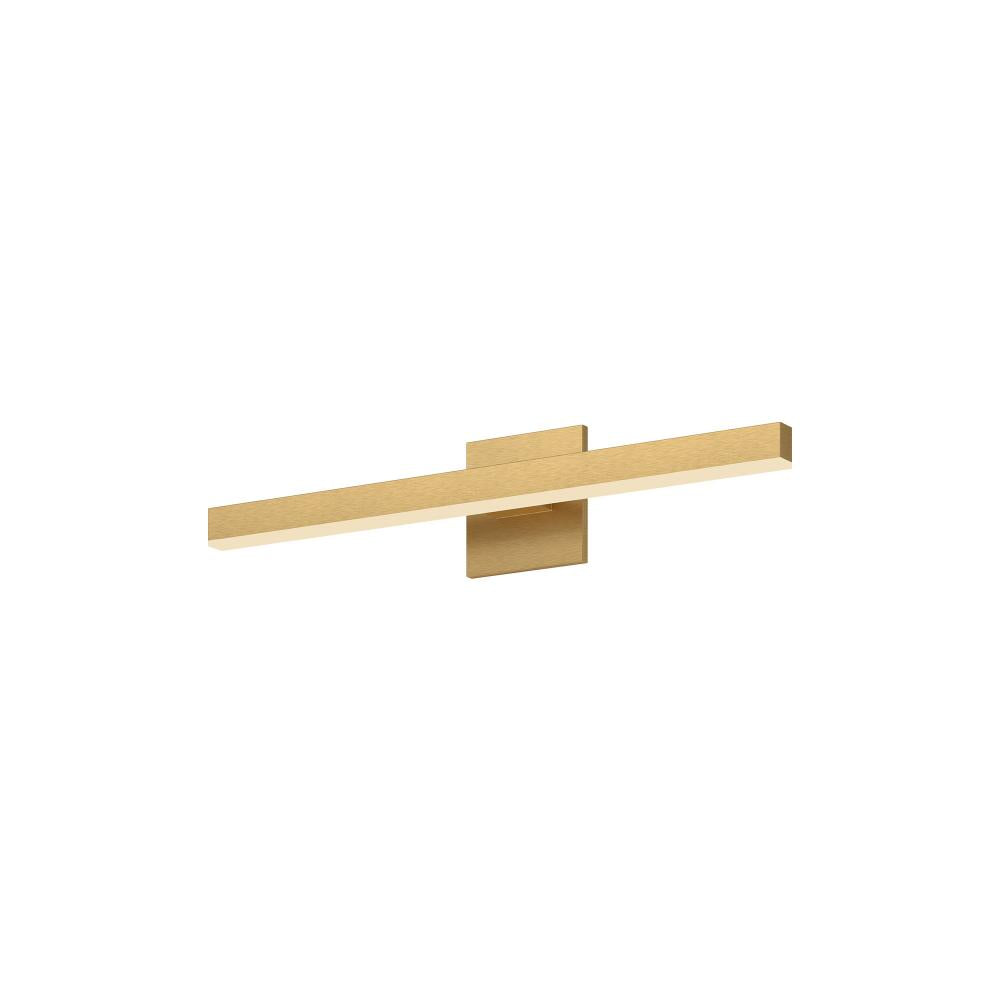 Kuzco Vega VL10323-BG-2700K Vanity Light Fixture, UL Damp Rated, Brushed Gold