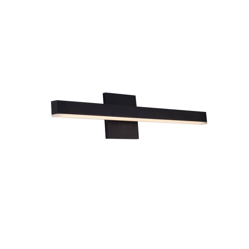 Kuzco Vega VL10323-BK Vanity Light Fixture, UL Damp Rated, Black