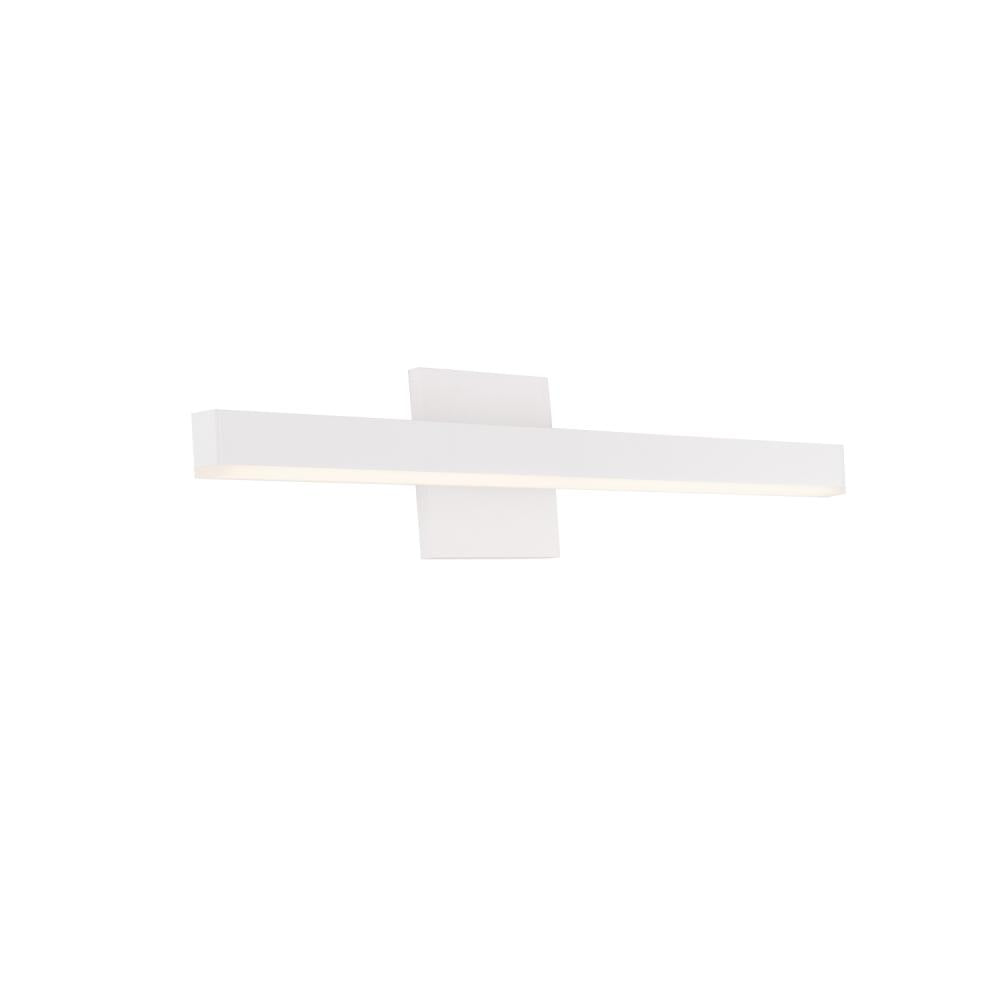 Kuzco Vega VL10323-WH-2700K Vanity Light Fixture, UL Damp Rated, White