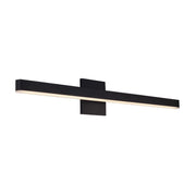 Kuzco Vega VL10337-BK Vanity Light Fixture, UL Damp Rated, Black