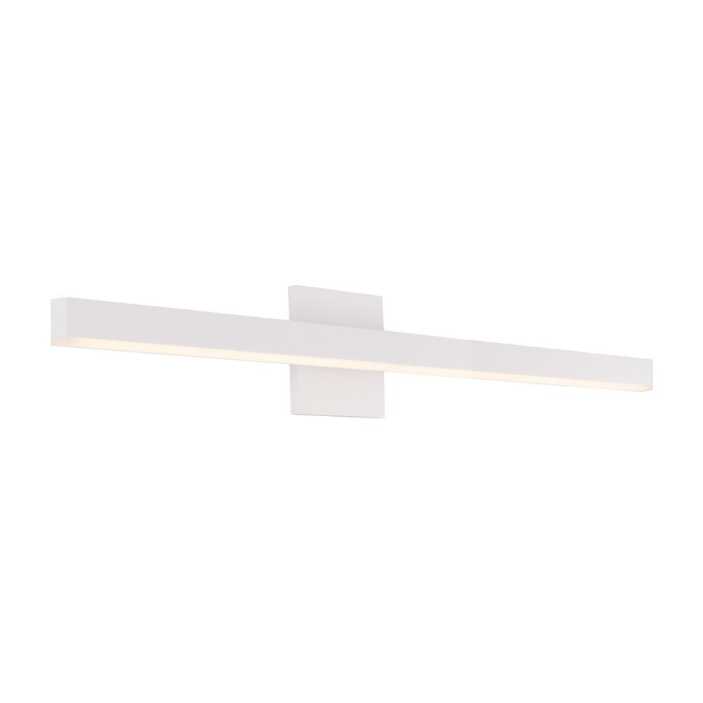 Kuzco Vega VL10337-WH-2700K Vanity Light Fixture, UL Damp Rated, White