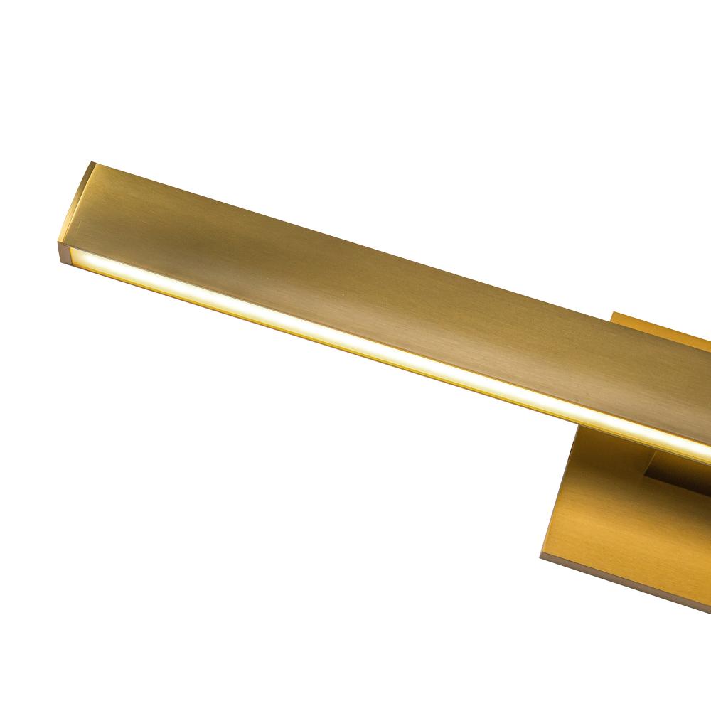 Kuzco Vera VL20323-BG Vanity Light Fixture, UL Damp Rated, Brushed Gold