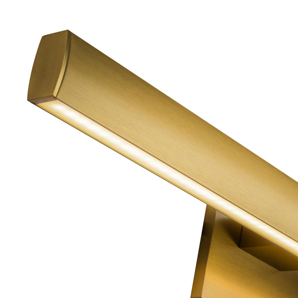 Kuzco Vera VL20323-BG Vanity Light Fixture, UL Damp Rated, Brushed Gold