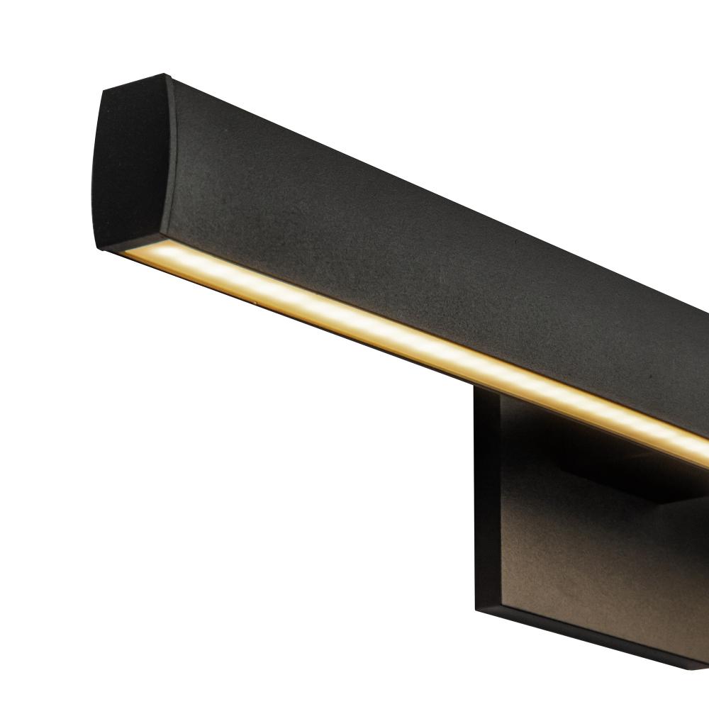 Kuzco Vera VL20323-BK Vanity Light Fixture, UL Damp Rated, Black