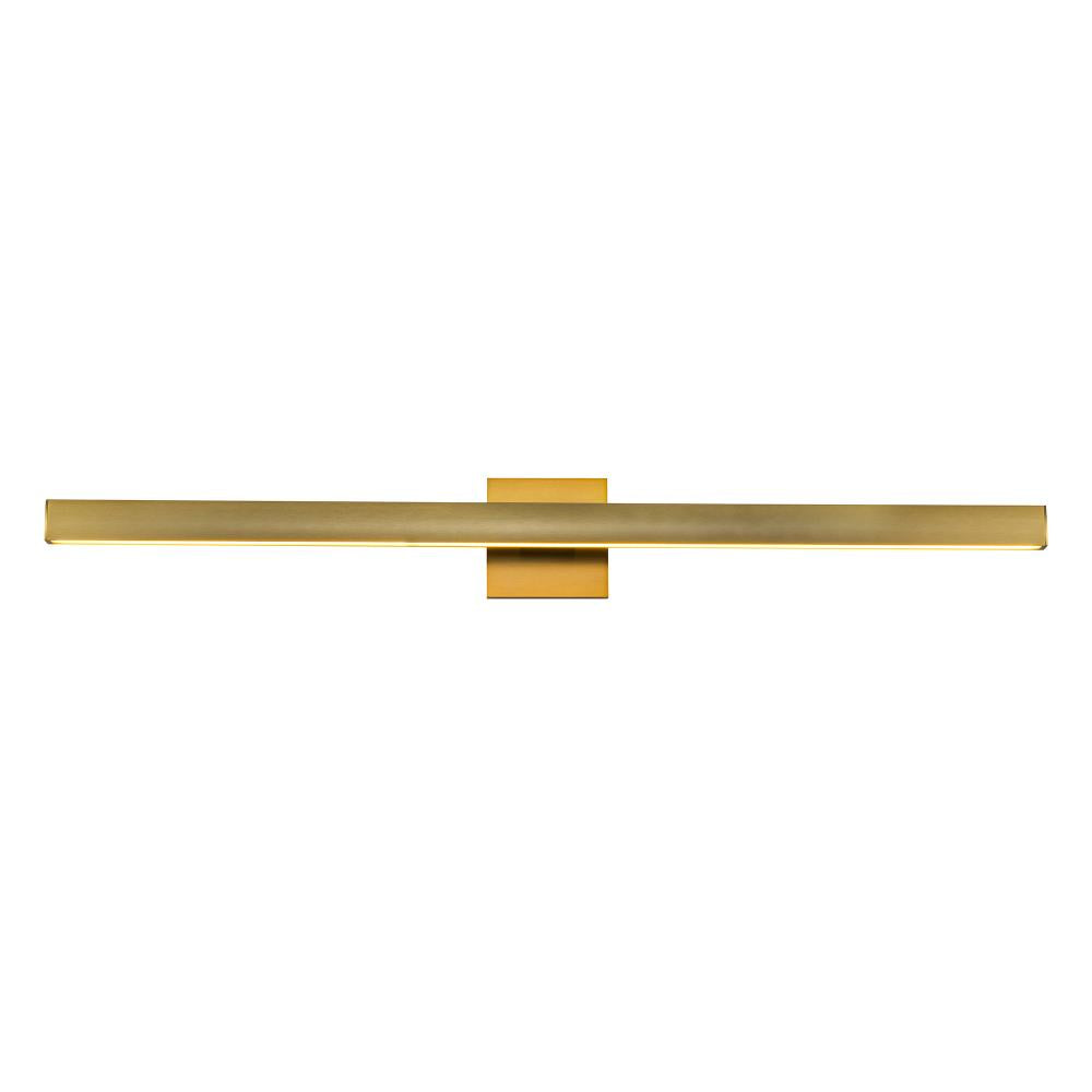 Kuzco Vera VL20338-BG Vanity Light Fixture, UL Damp Rated, Brushed Gold