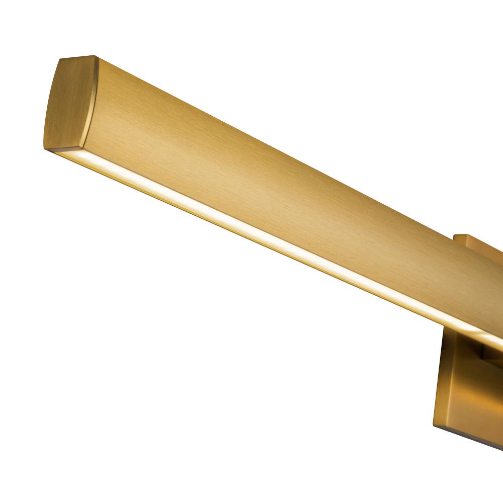 Kuzco Vera VL20338-BG Vanity Light Fixture, UL Damp Rated, Brushed Gold