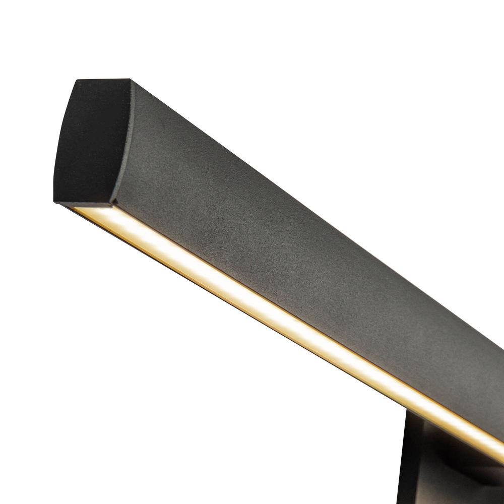 Kuzco Vera VL20338-BK Vanity Light Fixture, UL Damp Rated, Black