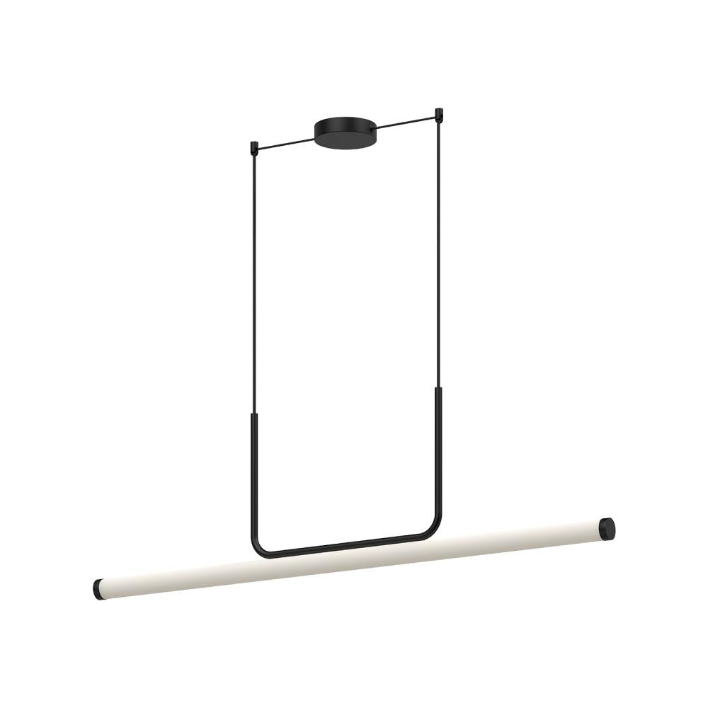 Kuzco Vesper LP73048-BK Linear Pendant, UL Damp Rated, Black