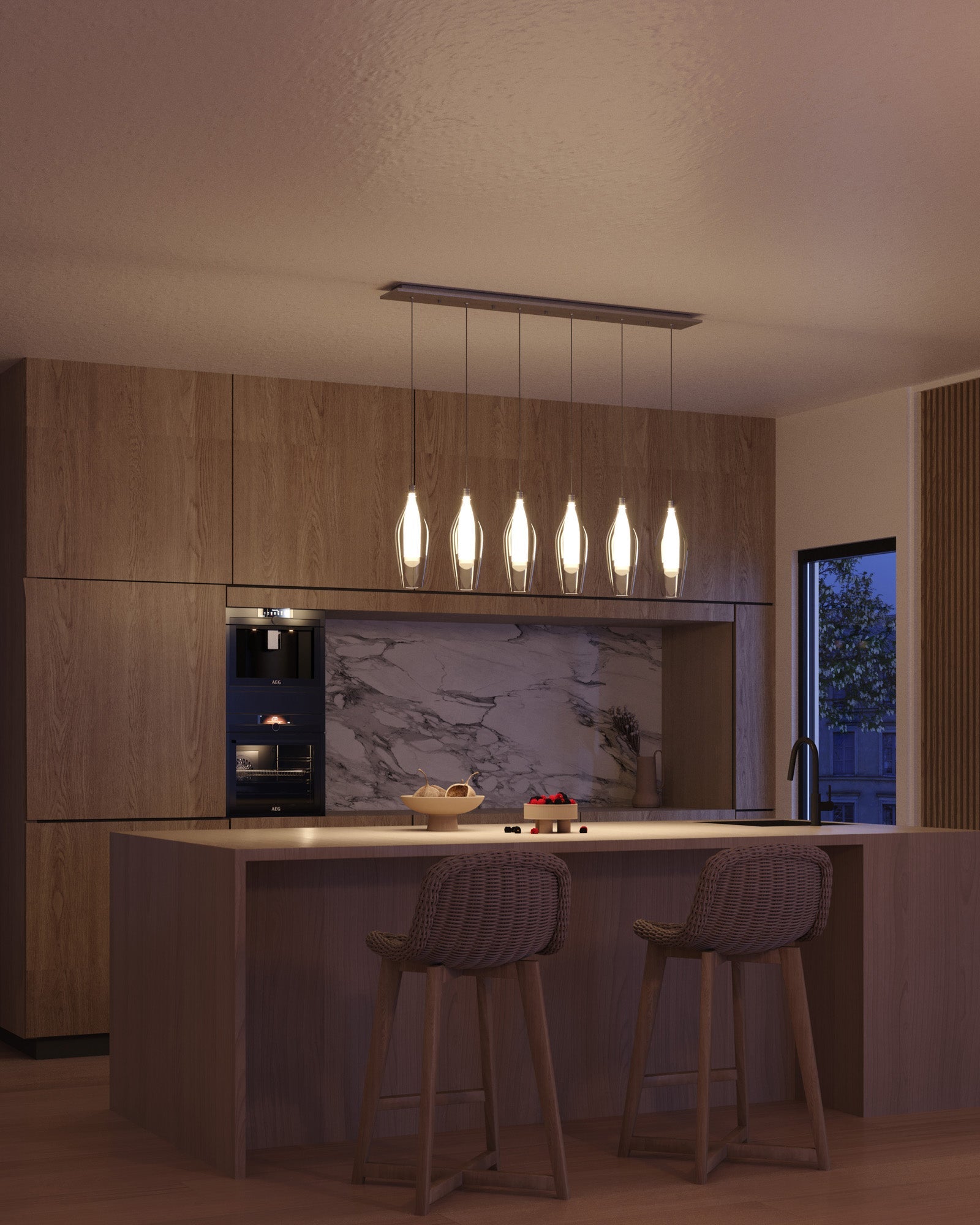 Victoria, Multi Pendant, 5.12" – Chrome – MP3004CH-06