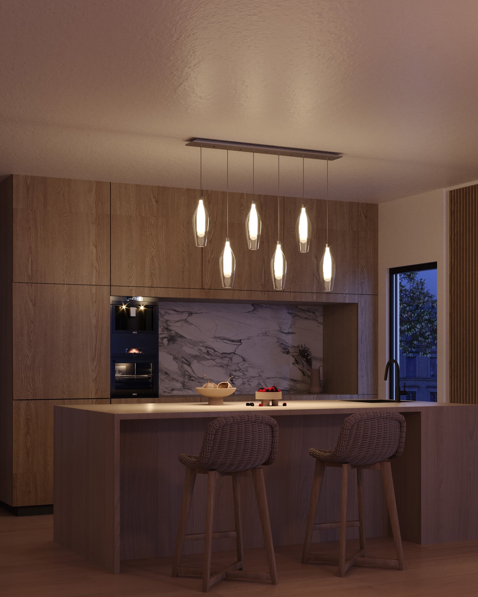 Victoria, Multi Pendant, 5.12" – Chrome – MP3004CH-06