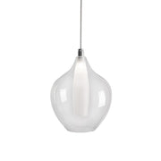 Kuzco Victoria PD3007 Pendant Light Fixture, UL Damp Rated, Chrome