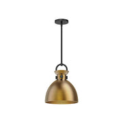 ALORA MOOD Waldo PD411311MBAG Pendant Light Fixture, UL Listed, Matte Black/Aged Gold