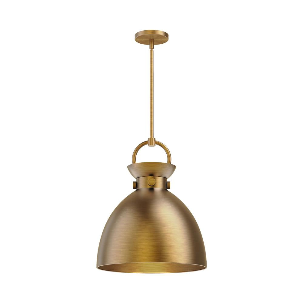 ALORA MOOD Lighting PD411314AG Pendant, 1 Light, Aged Gold