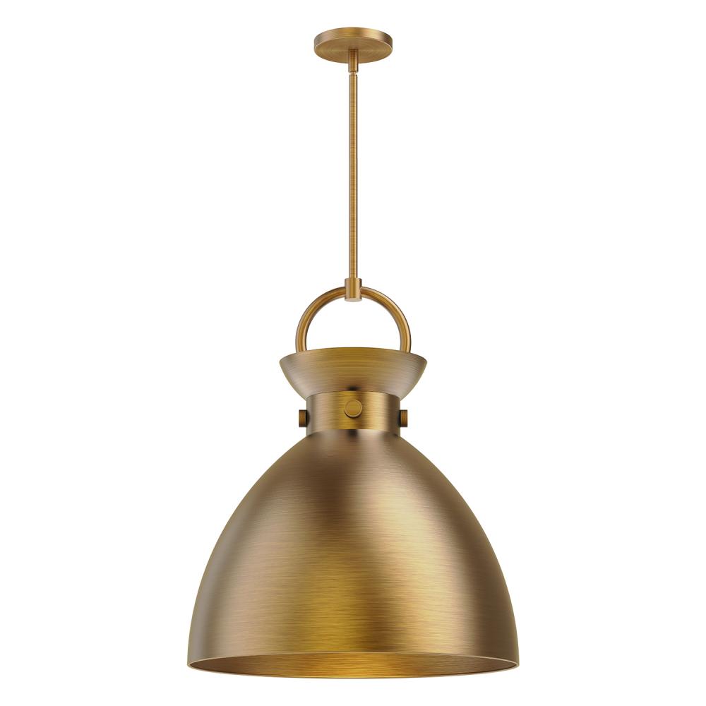 ALORA MOOD Lighting PD411318AG Pendant Light Fixture, 1 Light, Aged Gold
