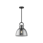 ALORA MOOD Lighting PD411811MBSM Pendant, 1 Light, Matte Black/Smoked