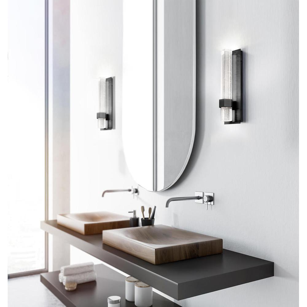 Kuzco WS54615-BK Wall Sconce, 15-in, LED, Black