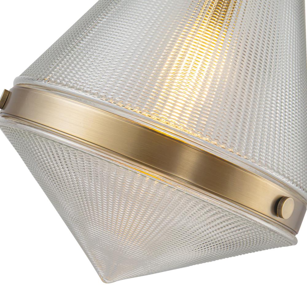 ALORA Lighting PD348022VBPG Pendant, 1 Light, Vintage Brass