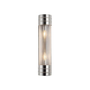 ALORA Lighting WV348218PNPG Willard 18-in Wall/Vanity Light Fixture, UL Damp Rated, Polished Nickel/Prismatic Glass